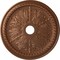 Ekena Millwork Winsor Ceiling Medallion (Fits Canopies up to 4"), 27 1/2"OD x 4"ID x 1 1/2"P, Polished Copper CM27WIPOS - alternate 1